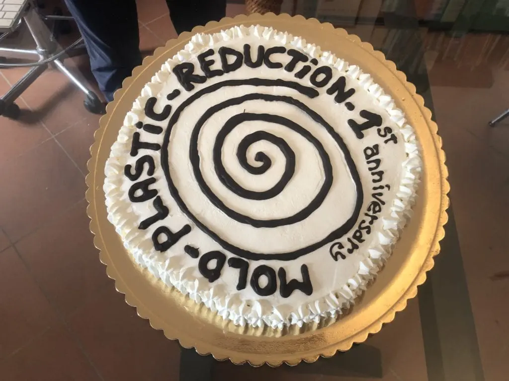 Birthday cake presented by the international Cittaslow movement