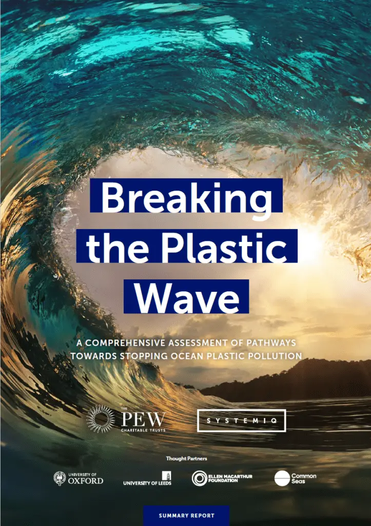 Cover of report Breaking the Plastic Wave