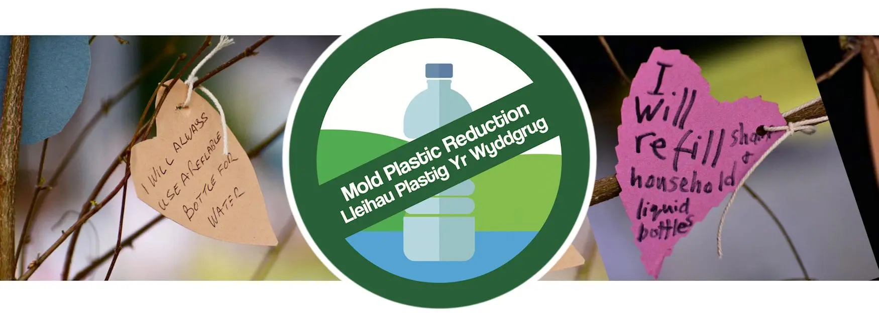 Header image for Household page showing pledges to use less plastic