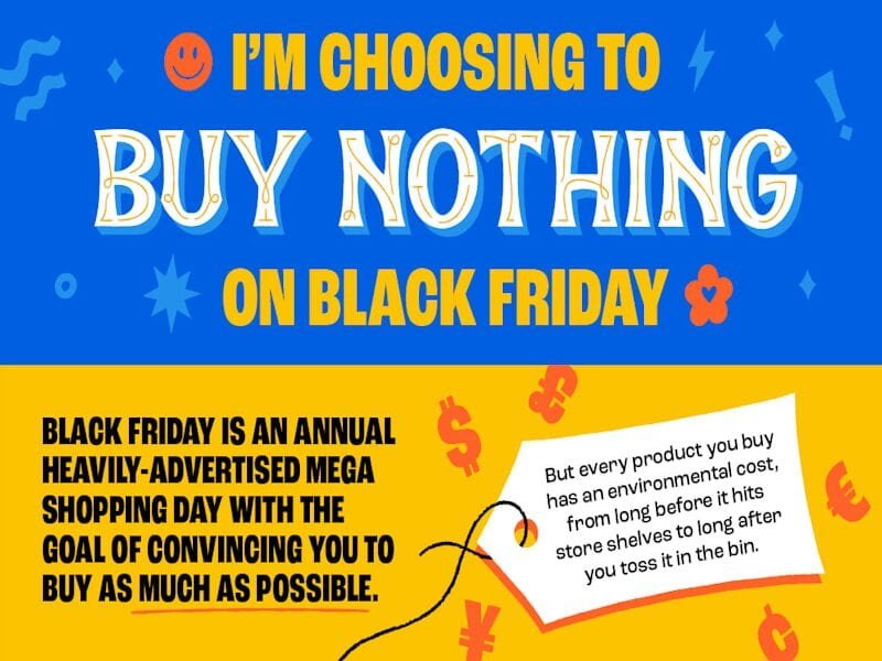 Image for Buy Nothing Day campaign