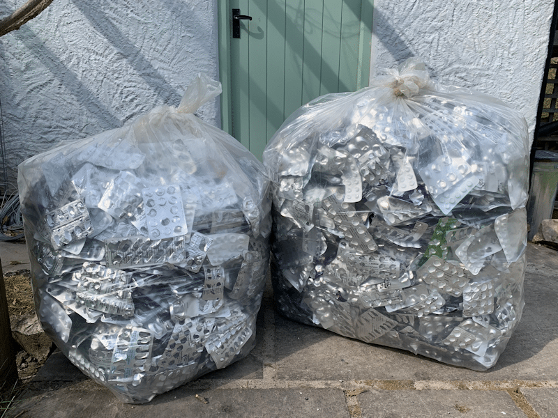 RECYCLING BLISTER PACKS ⁄ Mold Plastic Reduction